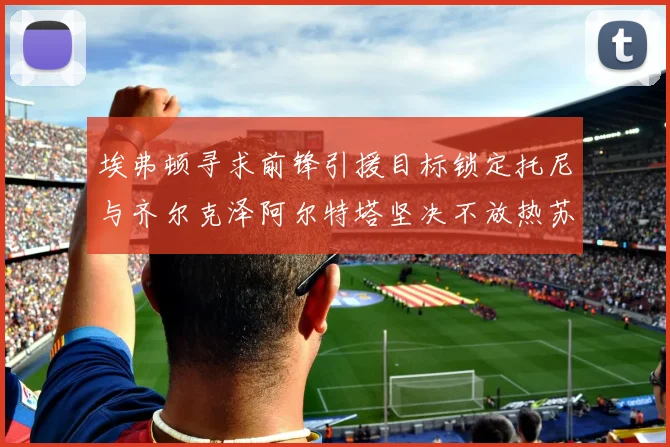 埃弗顿寻求前锋引援目标锁定托尼与齐尔克泽阿尔特塔坚决不放热苏斯